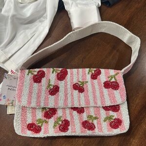 Marshalls Pink and Red Strawberry Shoulder Bag